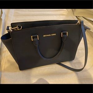 Michael Kors Medium Selma Navy